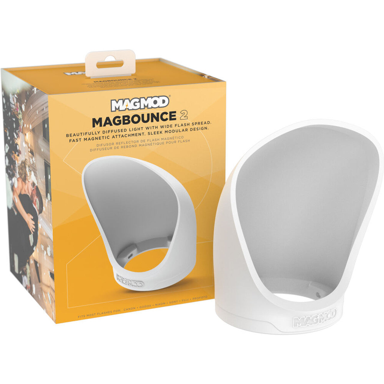 MagMod MagBounce 2 閃光燈磁力矽膠柔光擴散幕
