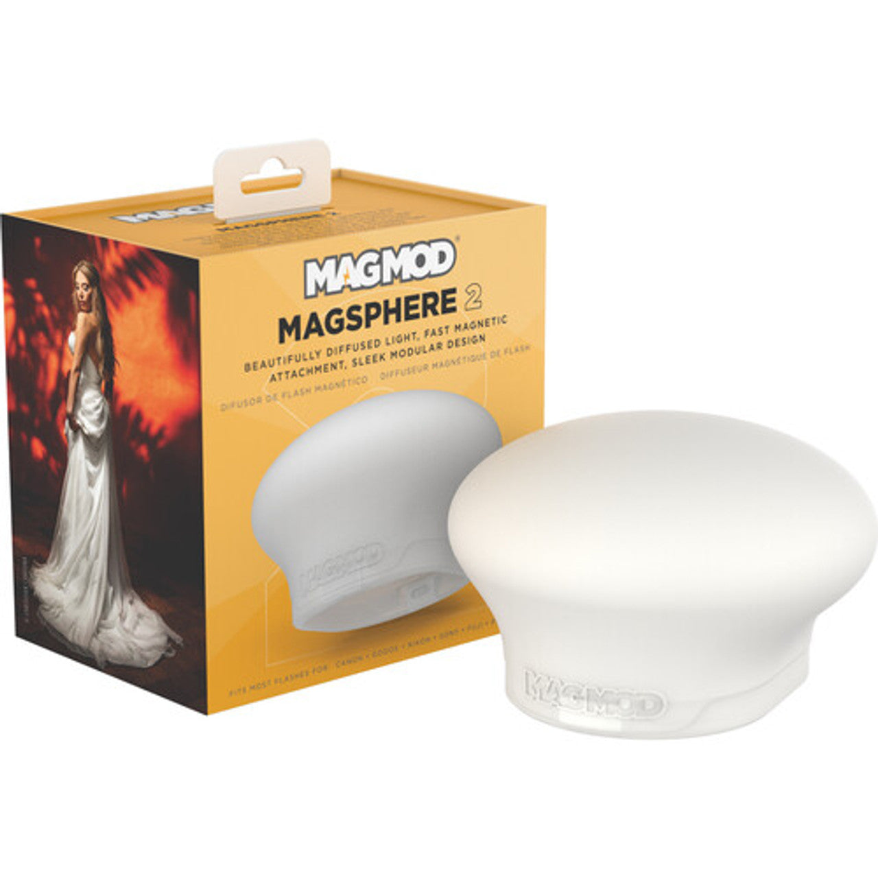 MagMod MagSphere 2 閃光燈磁力矽膠柔光球