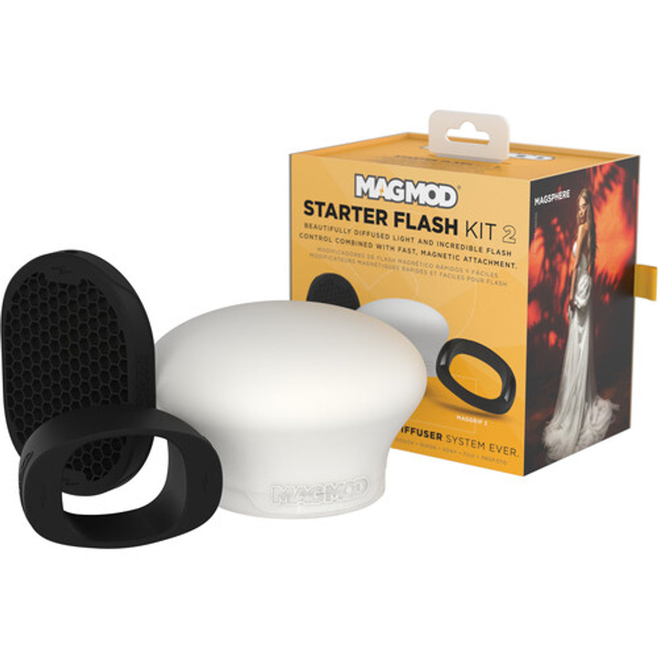MagMod Starter Flash Kit 2 閃光燈磁力矽膠柔光球套裝
