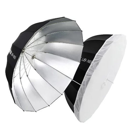 Godox 神牛 UB-165S 165cm Parabolic Reflector Silver 外黑內銀拋物線深口柔光傘連柔光布
