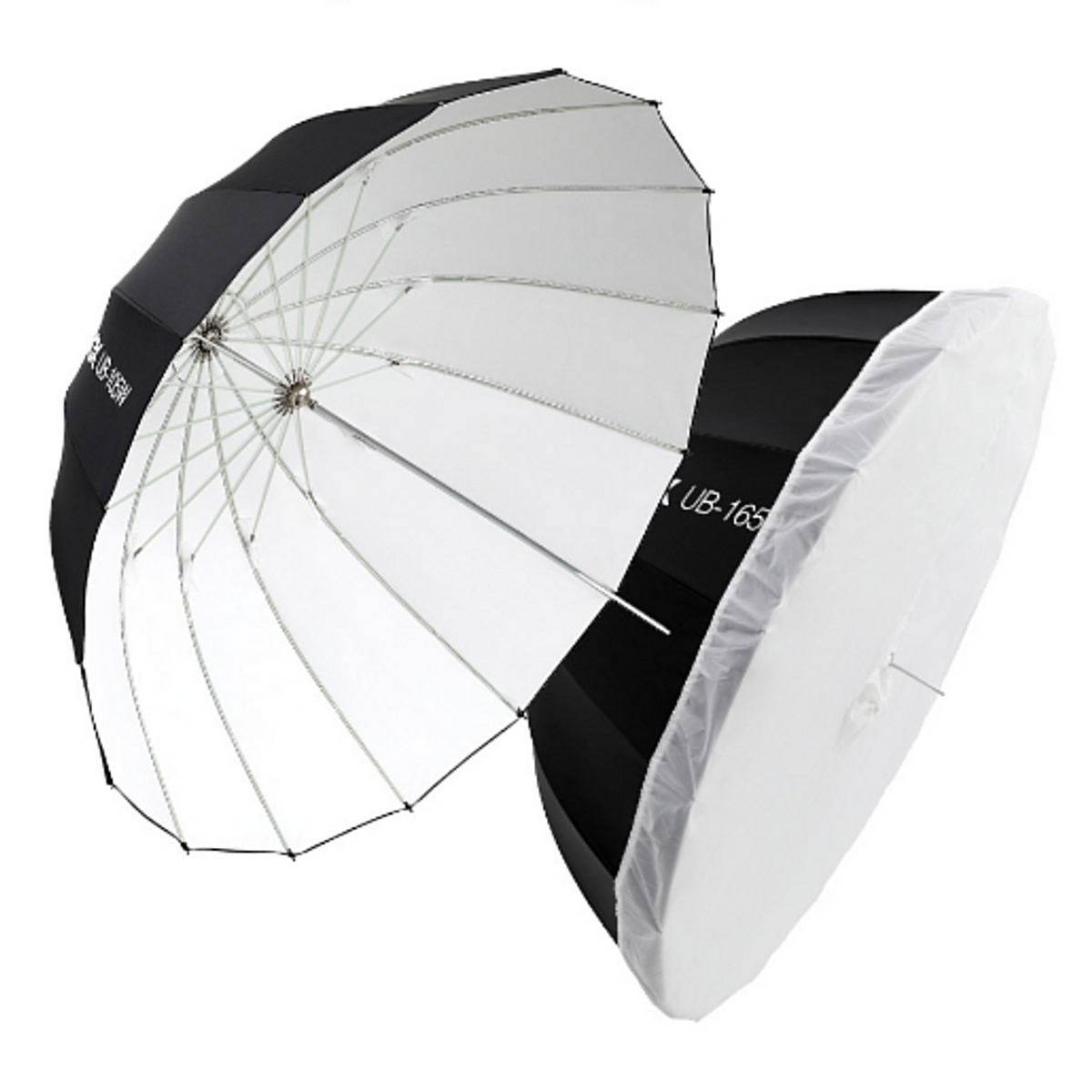 Godox 神牛 UB-165W 165cm Parabolic Reflector White 外黑內白拋物線深口柔光傘連柔光布