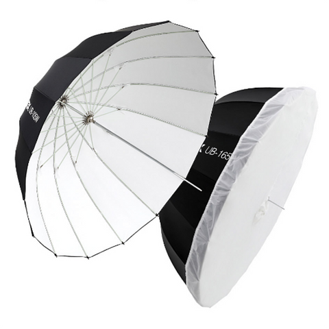 Godox 神牛 UB-85W 85cm Parabolic Reflector White 外黑內白拋物線深口柔光傘連柔光布