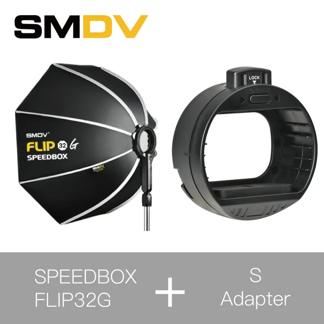 SMDV Speedbox Flip 32 80cm 快開柔光箱連S Adapter