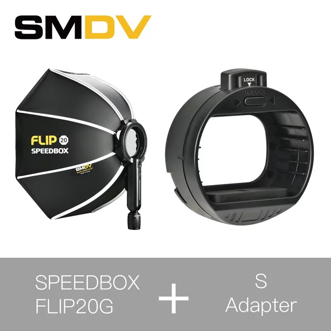 SMDV Speedbox Flip 20 50cm 快開柔光箱連S Adapter