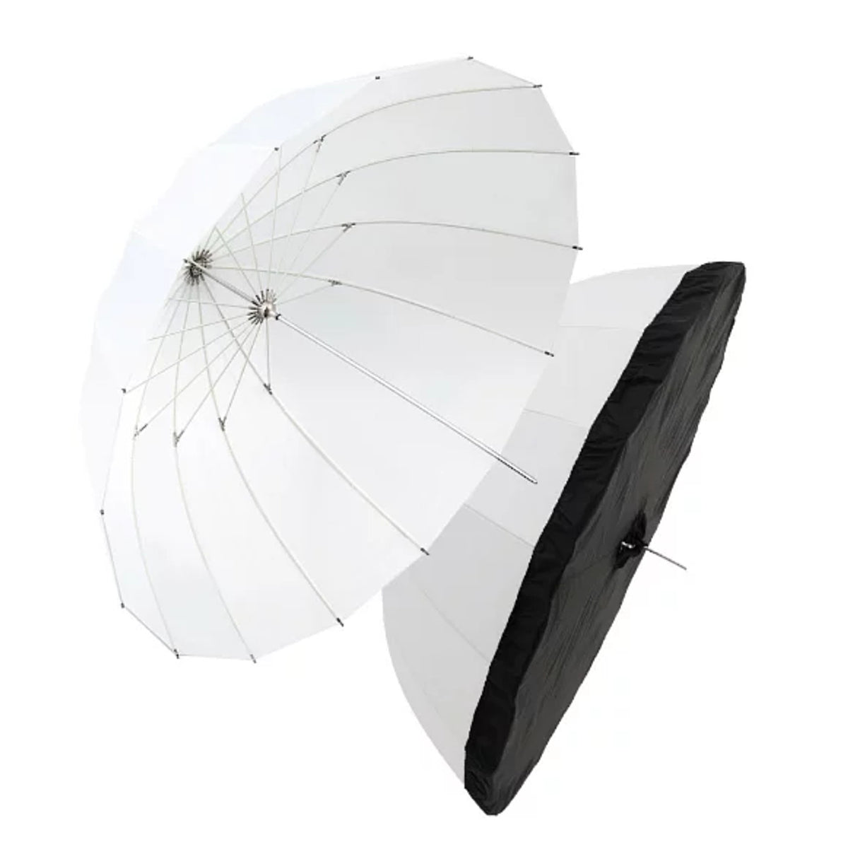 Godox 神牛 UB-130D 130cm White Diffusion Parabolic Umbrella 半透明拋物線深口柔光傘連黑銀反光布